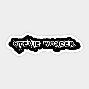 Style Stevie Wonder Lightning Sticker